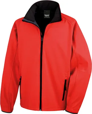 Immagine prodotto di Result Core R231M | Giacca soft shell stampabile da uomo - Colore: Rosso/Nero - Taglia: 4XL
