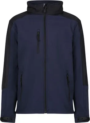 Produktbild von Regatta TRA650 | Hydroforce Softshell - Farbe: Navy/Black - Größe: XL