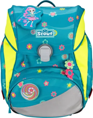 Produktbild von Scout Alpha Schulranzenset DIN 4 teilig Little Flowers