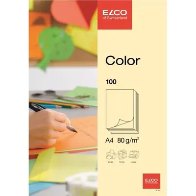 Produktbild von Büropapier A4 210x297mm hellchamois Papier 80 g/qm VE=100 Blatt