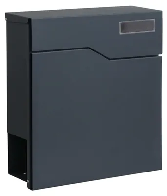 Image de Boîte aux lettres avec compartiment pour journaux - Anthracite