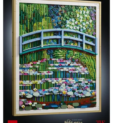 Image de Lego Art 31220 Claude Monet Les Nymphéas Décoration Murale 3179 Pièces