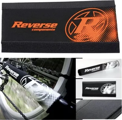 Produktbild von Reverse Fahrrad Neopren Kettenstrebenschutz Schwarz/Orange