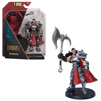 Produktbild von League of Legends 10cm Darius Actionfigur mit Axt und Ausstellungssockel