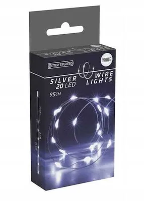 Obrázok produktu pre LED svetlá 95 cm svetelná reťaz na batérie