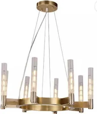 Immagine prodotto di Ordo 65 cm - lampadario moderno in vetro tubolare dorato