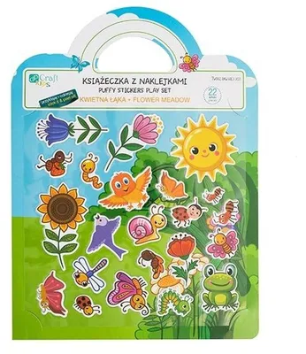 Image de Książeczka z naklejkami Kwietna Łąka dla dzieci