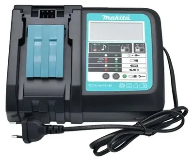 Image de Batterie pour outil sans fil, 18V, lithium-ion, capacité de 6000 mAh, chargeur LED Makita