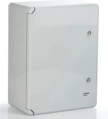 Image de Armoire plastique porte grise 250x350x150mm IP65 PP3002 (P-BOX 2535)