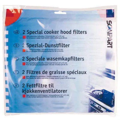 Image de Scanpart 1530050002 L001 Universele Set Afzuigkapfilters 47x57cm