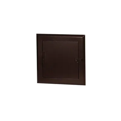 Image de Porte de cheminée marron BASIC 140x140
