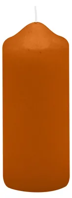 Produktbild von Spitzkopf Stumpen Kerzen Cotto 10 x Ø 4 cm, 12 Stück