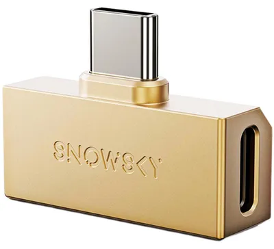 Obrázok produktu pre FiiO x SNOWSKY Tiny A – zlatá – slúchadlový zosilňovač s DAC (USB-C + 3,5 mm konektor)