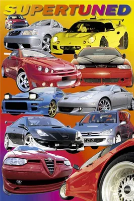 Immagine prodotto di Cars - Poster - Supertuned + 1 Ü-Poster dimensioni 61x91,5cm