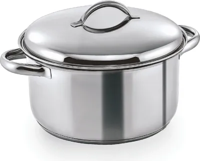 Image de Marmite à viande avec couvercle Cookware 19, Ø 16 cm, 1,8 l, acier au nickel-chrome