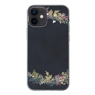 Produktbild von MuchoWow® Handyhülle Schutzhülle Hülle für iPhone 12 Girlande - Pastell - Sommer Silikon Softcase Handy Hülle - Schutzhülle
