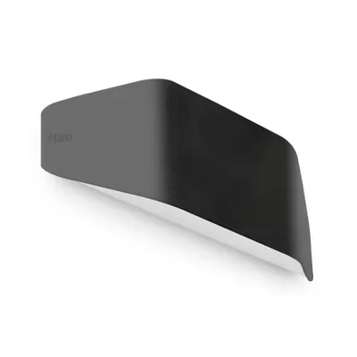 Produktbild von Faro 71517, Wandbeleuchtung für den Außenbereich, Dunkles Grau, Polycarbonat (PC), IP44, II, E27