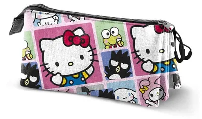 Image de Karactermania - Premium Trójkomorowy Piórnik z Motywem Hello Kitty Panels
