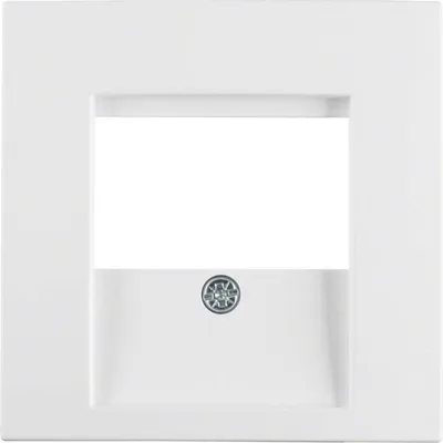 Image de Berker 6810331909 Pièce centrale pour prise TDO blanc polaire mat Berker S.1/B.3/B.7
