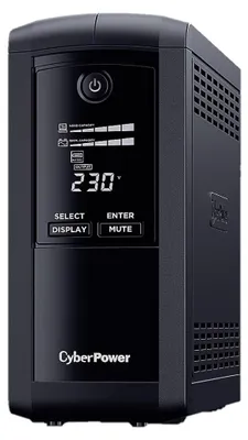Zdjęcie produktu dla CyberPower Tracer III VP1000ELCD-FR, Technologia line-interactive, 1 kVA, 550 W, Sinus, 167 V, 295 V