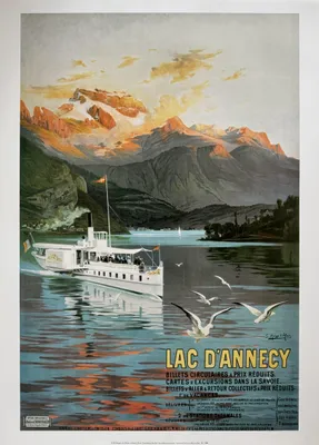 Immagine prodotto di Lago di Annecy - P.L.M - 50x70 cm Poster