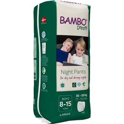 Produktbild von Bambo Dreamy Night Pants 8-15 Jahre Junge 35-50kg 10 St