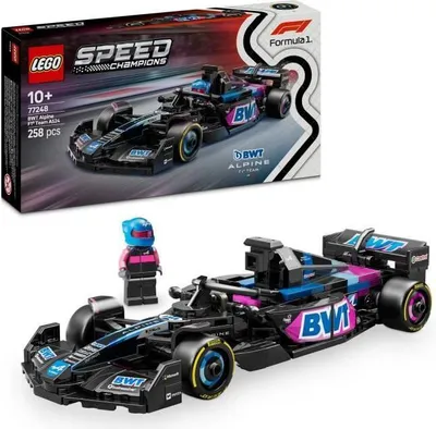 Obrázek produktu pro LEGO Speed Champions BWT Alpine Team A524 F1 závodní auto, stavebnice pro děti od 10 let