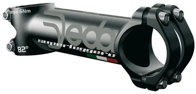 Image de Deda Vorbau Superleggero, 130 mm, noir sur noir.