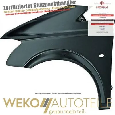 Produktbild von Kotflügel vorne links DIEDERICHS 1667007 für MERCEDES-BENZ