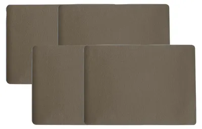 Produktbild von ASA Tischset Lederoptik braun 46x33cm Set4