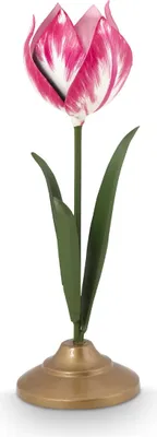 Produktbild von PIP STUDIO Metal Tulip Kerzenhalter pink 26cm