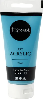 Produktbild von Creativ Company Art Acrylic, Blau, Acrylfarbe, Flüssigkeit, 75 ml, 1 Stück(e)