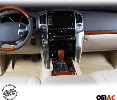 Zdjęcie produktu dla 2003-2010 BMW serii 5 E60 E61 dywaniki podłogowe TPE beżowe 4 szt