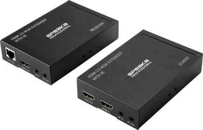 Immagine prodotto di SpeaKa Professional SP-HDE-300 Estensore HDMI® (estensione) tramite cavo di rete RJ45 60 m (SP-9393012)