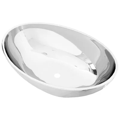 Obrázok produktu pre vidaXL Umývadlo 40 x 33 x 13,5 cm keramické strieborné