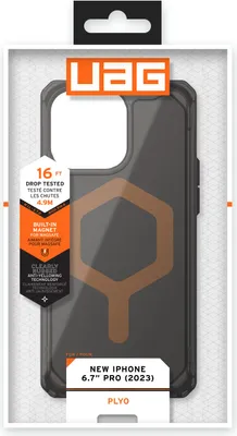 Produktbild von Urban Armor Gear 114305114085, Cover, Apple, iPhone 15 Pro Max, 17 cm (6.7"), Schwarz