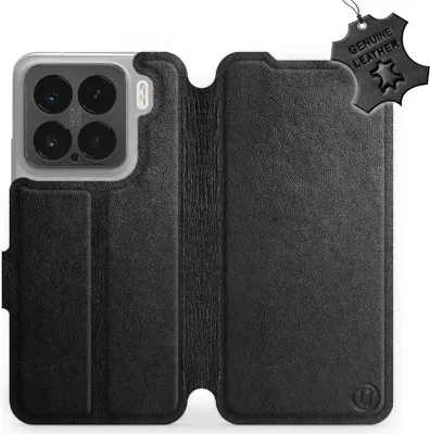 Produktbild von Echtleder Handyhülle für Xiaomi 15, Mobiwear Leather, Schwarz