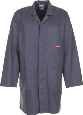 Obrázek produktu pro Pracovní plášť, 100% bavlna, 290 g/m², velikost 54, šedý