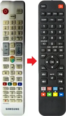 Produktbild von Fernbedienung passend für SAMSUNG AA5900563A