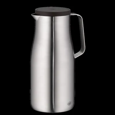 Produktbild von alfi Isolierkanne Studio TT, Edelstahl mattiert 1,5 l, Thermoskanne mit Edelstahleinsatz hält 12 Stunden heiß, spülmaschinenfest, bruchfest, extra große Öffnung - 1297.205.150