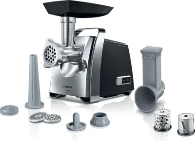 Produktbild von Bosch MFW67440 Fleischwolf 700 W Schwarz, Edelstahl