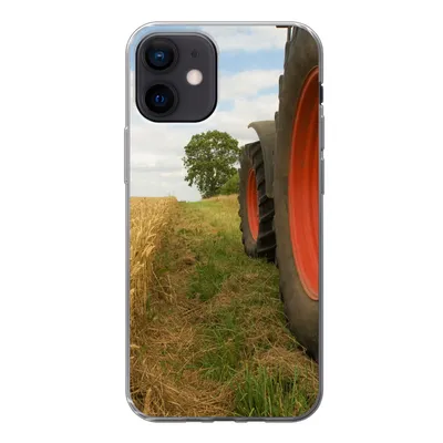 Produktbild von MuchoWow® Handyhülle Schutzhülle Hülle für iPhone 12 Traktor - Räder - Weizen Silikon Softcase Handy Hülle - Schutzhülle