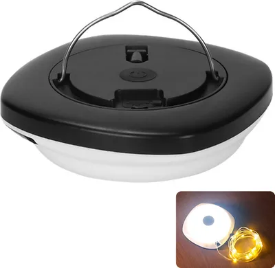 Produktbild von Camping-Lichter, einziehbare LED-Lichterketten, Zeltlichter fš¹r den Au?enbereich, wiederaufladbare Camping-Lichterketten, 8 m, 1500 mAh Akku, IP44, Fernbedienung