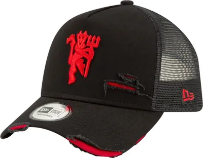 Zdjęcie produktu dla Czapka New Era Mesh Trucker Cap - DISTRESSED Manchester United