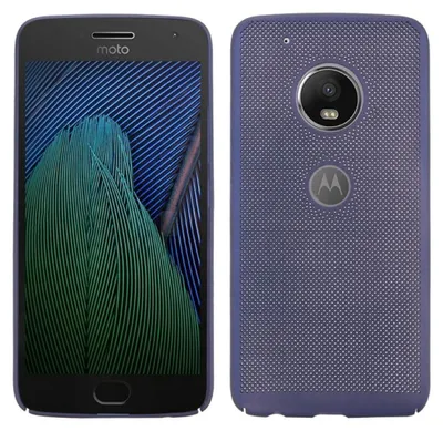 Produktbild von Handy Hülle für Motorola Moto G5 Plus Schutzhülle Case Tasche Cover Etui Blau