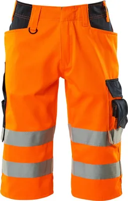 Produktbild von Mascot Warnschutz-Shorts Luton 15549-860 Gr. C52 hi-vis orange/schwarzblau