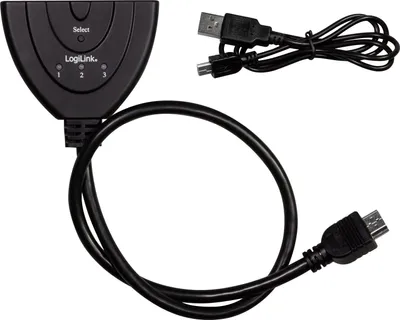 Obrázek produktu pro LogiLink Video/audio splitter/switch - 3 x HDMI