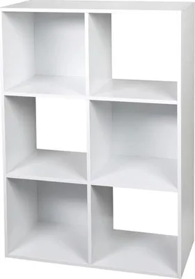 Produktbild von KESPER Regal mit 6 Fächern 61 x 91 x 30 cm Weiß 15975