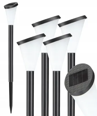 Produktbild von Smartled HJ-015 LED Solarlampe Garten Erdspießleuchte Schwarz