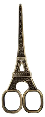 Produktbild von Eiffelturm-Schere aus Edelstahl, Mini-Nähschere im kreativen Design
